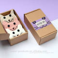 corrugated paper shipping box sock gift box